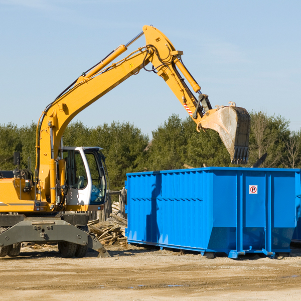 can i request a rental extension for a residential dumpster in Farmington West Virginia